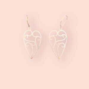 Heart of Viana Earring Natural Hand Crafted Sterling Silver