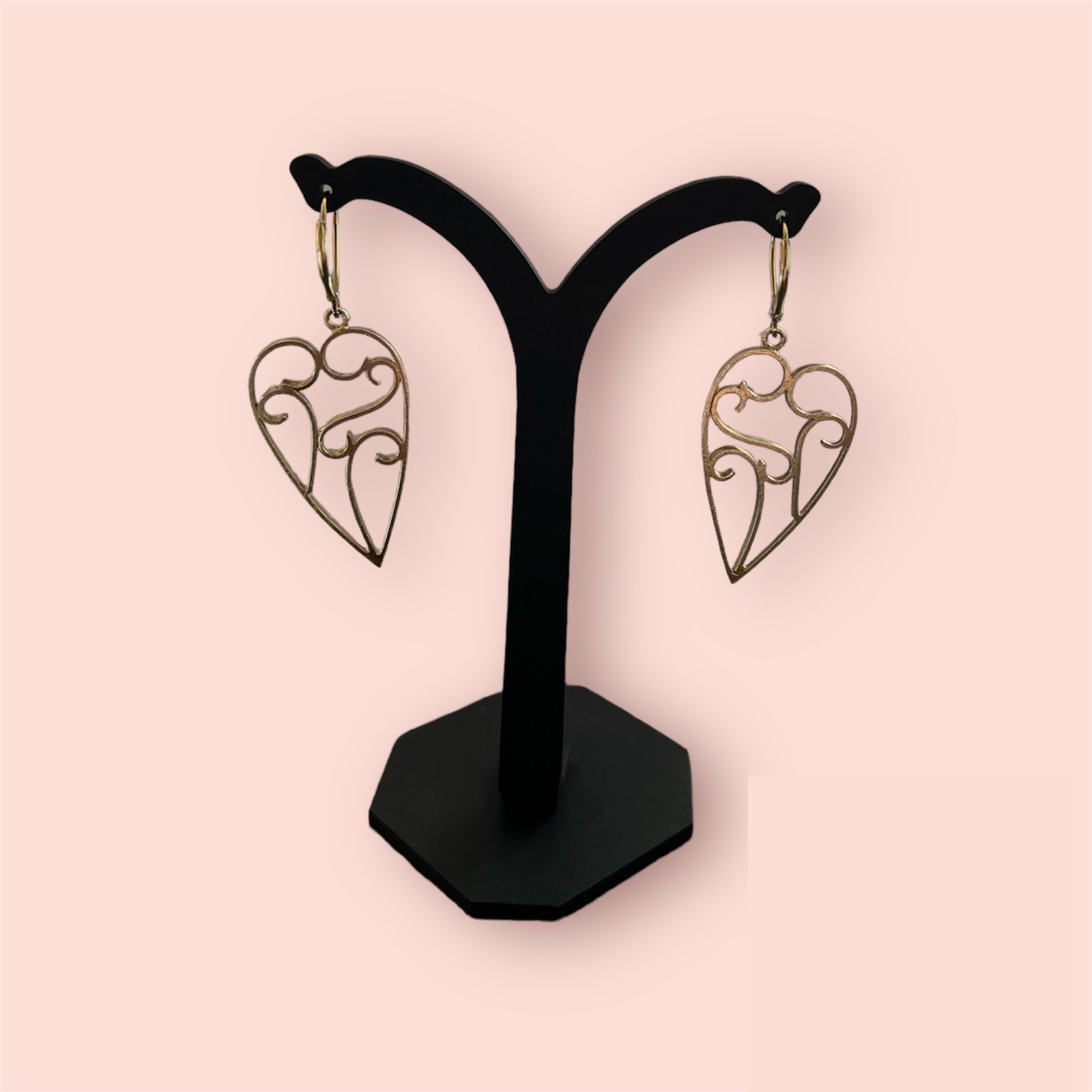 Heart of Viana Earring Natural Hand Crafted Sterling Silver - Image 2