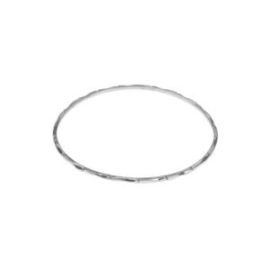 Sterling Silver Triple Interlocking Rolling Bangle