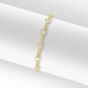 18ct Yellow Gold Vermeil 6.2mm Handmade Double Twist Chain