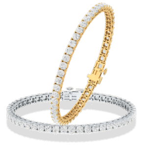 Barker Gold Tennis Bracelet 4 Claw