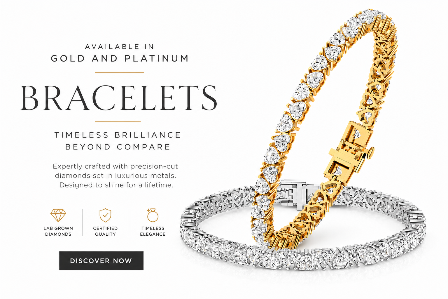 Diamond bracelet banner